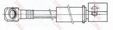 Гальмівний шланг TRW PHD229 (фото 1)