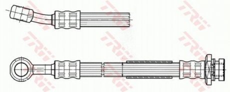 Гальмівний шланг TRW PHD450 (фото 1)