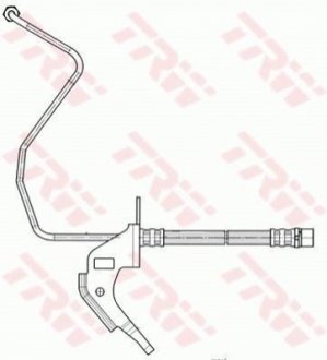 Гальмівний шланг TRW PHD563 (фото 1)