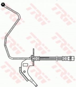 Гальмівний шланг TRW PHD564 (фото 1)