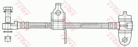 Гальмівний шланг TRW PHD990 (фото 1)