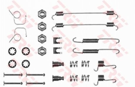 Монтажний комплект колодки TRW SFK105 (фото 1)