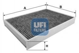 Фільтр салону вугільний UFI 54.293.00 (фото 1)