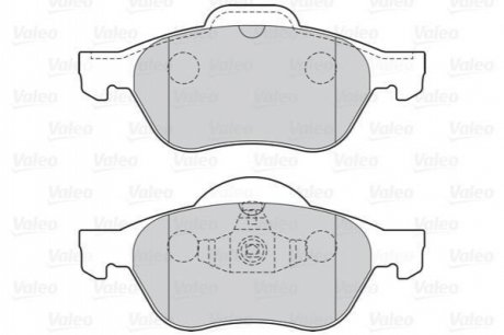 Колодки гальмівні RENAULT P. LAGUNA/MEGANE/SCENIC 1,5-2,0 DCI 03- Valeo 301026 (фото 1)