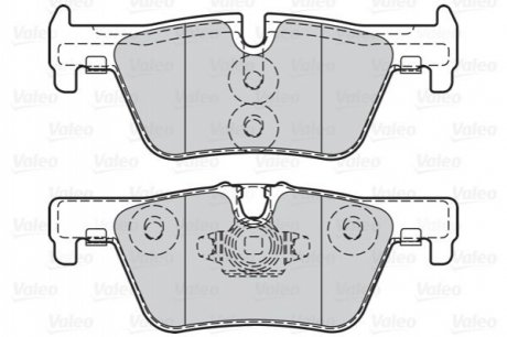 Комплект гальмівних колодок Valeo 302142 (фото 1)