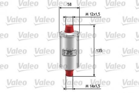 Фільтр палива Valeo 587200 (фото 1)