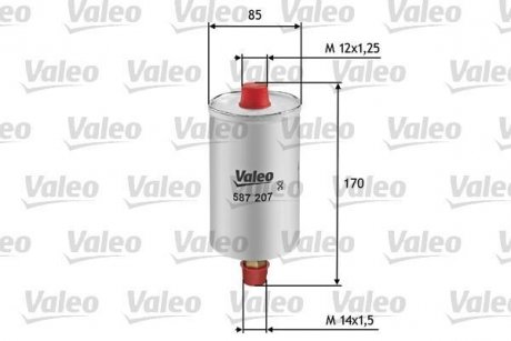 Фільтр палива Valeo 587207 (фото 1)