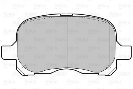 Гальмівні(тормозні) колодки Valeo 598579 (фото 1)