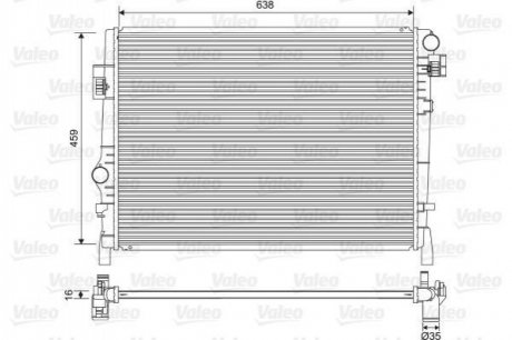 Радиатор охолоджування Valeo 701553 (фото 1)