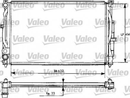 Радіатор Valeo 731537 (фото 1)