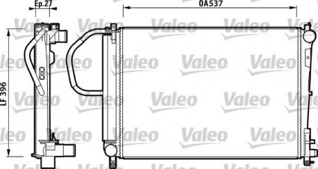 Радиатор Valeo 732883 (фото 1)