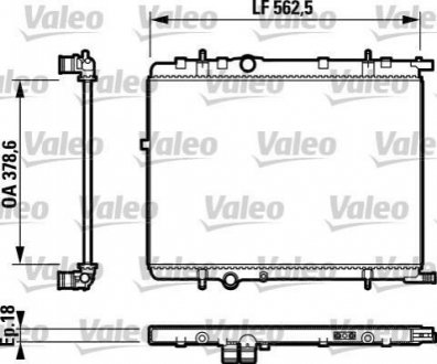 Радіатор Valeo 732890 (фото 1)