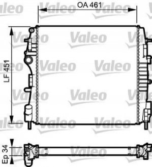 Радиатор Valeo 734922 (фото 1)