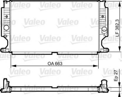 Радиатор Valeo 735188 (фото 1)