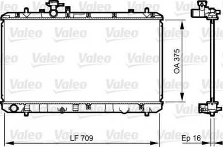 Радиатор Valeo 735407 (фото 1)