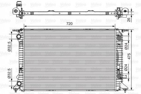 Радіатор Valeo 735472 (фото 1)