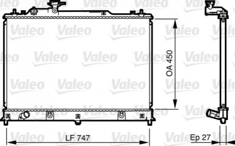 Радиатор Valeo 735577 (фото 1)