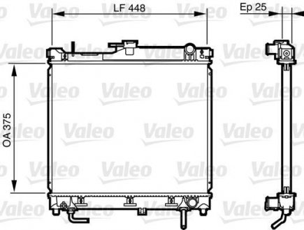 Радиатор Valeo 735578 (фото 1)