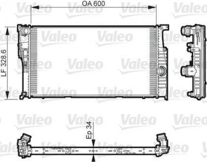 Радіатор Valeo 735612 (фото 1)