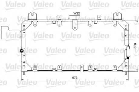 Радіатор кондиціонера Valeo 814062 (фото 1)