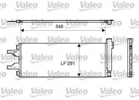 Радиатор кондиціонера Valeo 814069 (фото 1)