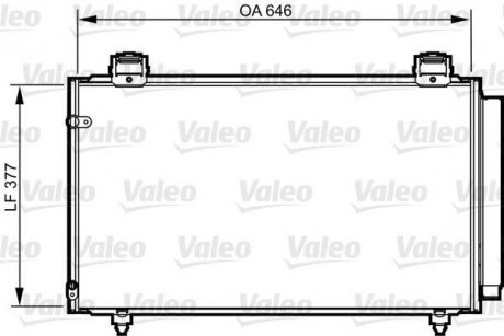 Радиатор кондиціонера Valeo 814210 (фото 1)