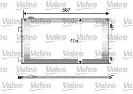 Радиатор кондиціонера Valeo 817646 (фото 1)