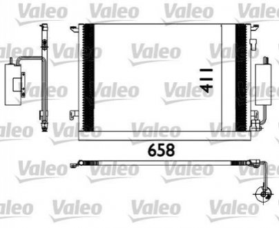 Радиатор кондиціонера Valeo 817648 (фото 1)