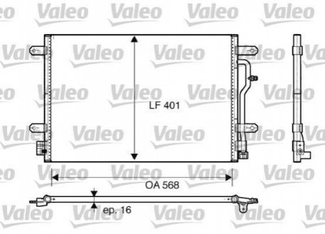 Радиатор кондиціонера Valeo 817741 (фото 1)