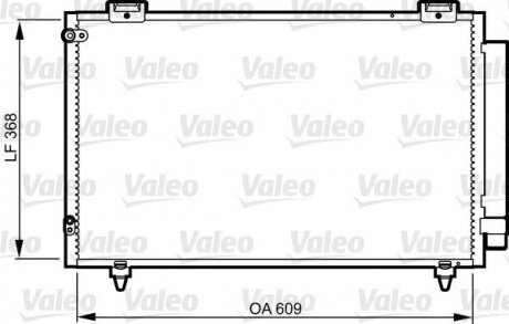 Радиатор кондиціонера Valeo 817805 (фото 1)