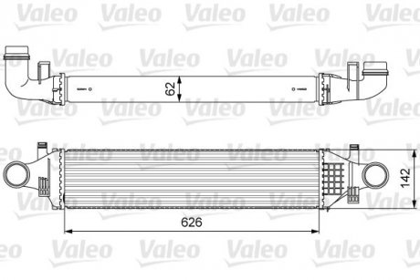 Intercooler. Valeo 818623 (фото 1)