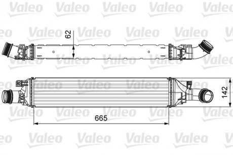 Intercooler. Valeo 818643 (фото 1)