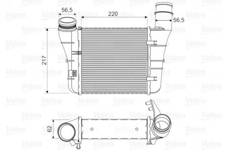 Intercooler. Valeo 818669 (фото 1)