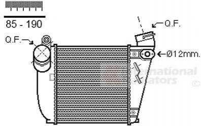 Радіатор інтеркулера Van Wezel 03004354 (фото 1)