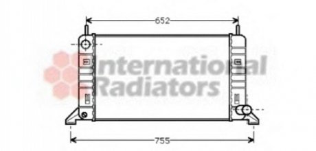 Радиатор охлаждения FORD ESCORT / ORION(86-) Van Wezel 18002078 (фото 1)