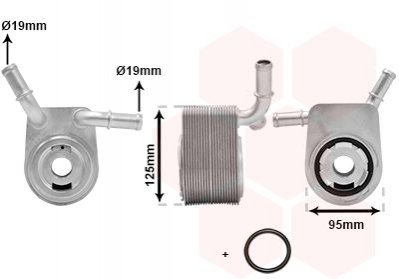 Радиатор масляный Ford Focus 1.6/2.0 04+ Van Wezel 18013721 (фото 1)