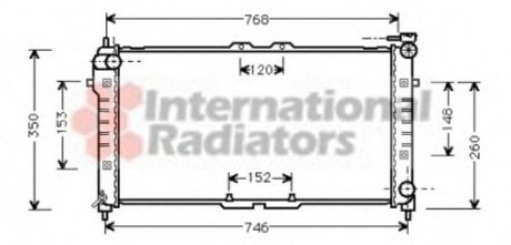 Радиатор охлаждения двигателя MAZDA 626/MX6 MT 94-00 Van Wezel 27002027 (фото 1)