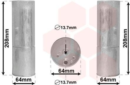 Осушувач кондиціонера Van Wezel 3000D053 (фото 1)