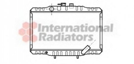 Радіатор охолодження Hyundai H-1; MITSUBISHI L300 (вир-во) Van Wezel 32002062 (фото 1)