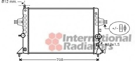 Радіатор, охолодження двигуна Van Wezel 37002440 (фото 1)