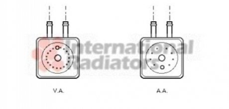 Радиатор оливи Van Wezel 58003148 (фото 1)
