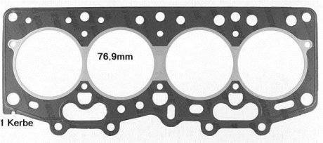 Прокладка головки циліндрів VICTOR REINZ 612721040 (фото 1)