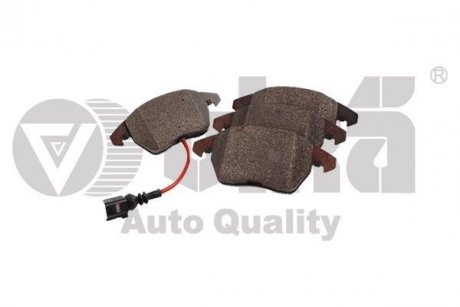 1 set of brake pads for disk brake. front.without Vika 66980939201 (фото 1)