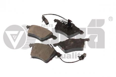 1 set of brake pads for disk brake. front.without Vika 66981105801 (фото 1)