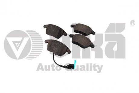 1 set of brake pads for disk brake. front Vika 66981688801 (фото 1)