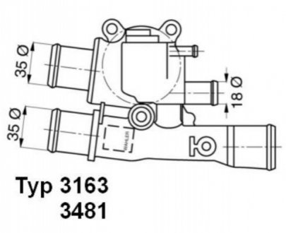 Термостат WAHLER 3481.88D (фото 1)