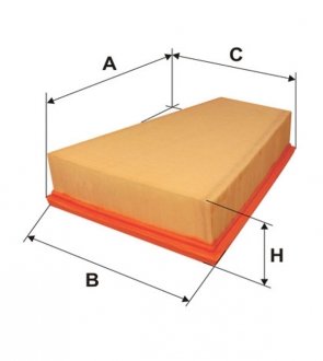 Фільтр повітря WIX FILTERS WA6669 (фото 1)