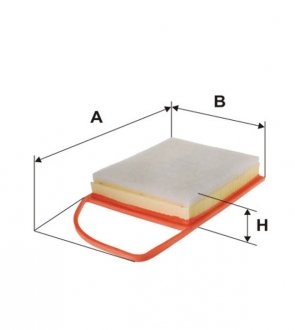 Фільтр повітря WIX FILTERS WA9663 (фото 1)