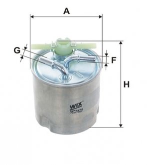 Фільтр палив. Nissan Qashqai, X-Trail; Renault Koleos (вир-во -FILTERS) WIX FILTERS WF8478 (фото 1)