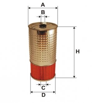 Фильтр масляный двигателя MB 100D /OC601/1 WIX FILTERS WL7003 (фото 1)